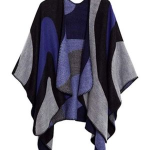 Cape  Blue Black Grey